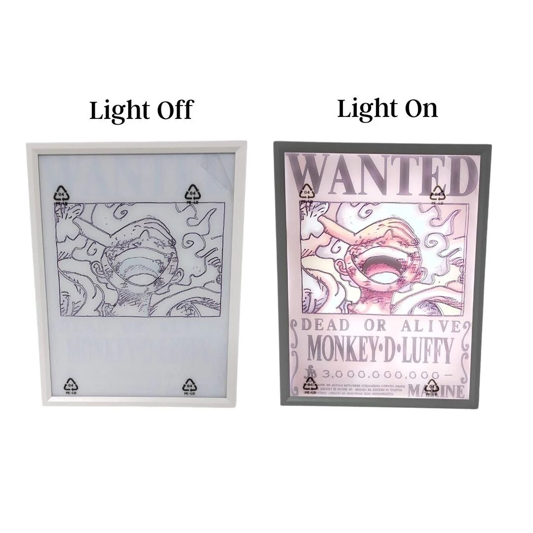 Anime Wanted 3D Square Lamp