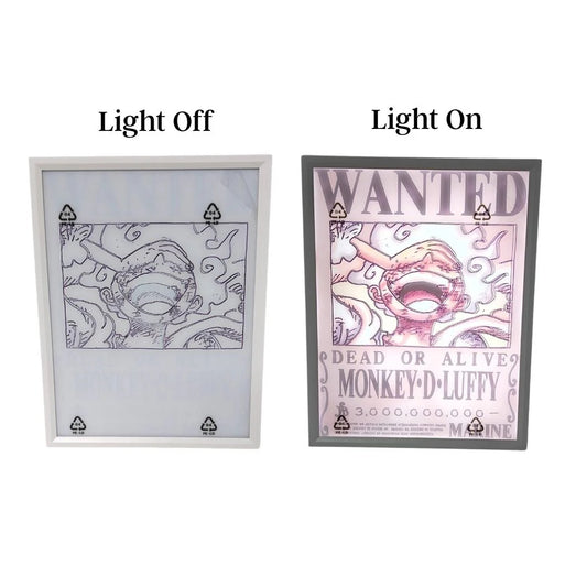 Anime Wanted 3D Square Lamp