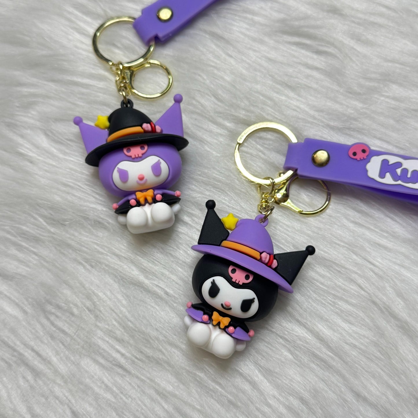 Kuromi New Rubber Keychain