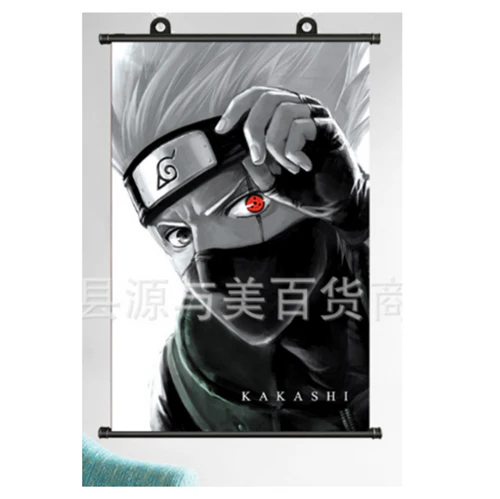 Kakashi Red Eyes Wall Scroll