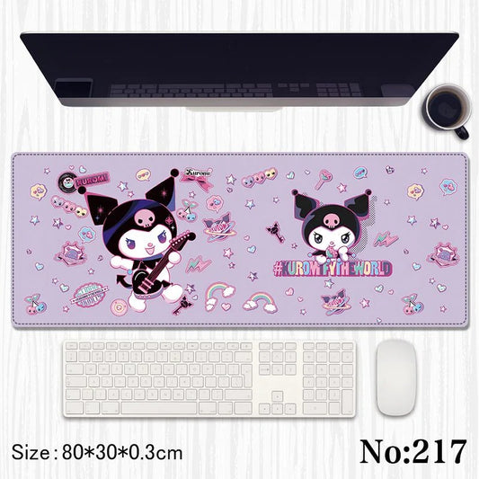 New Kuromi Purple Table Mat & Mouse Pad