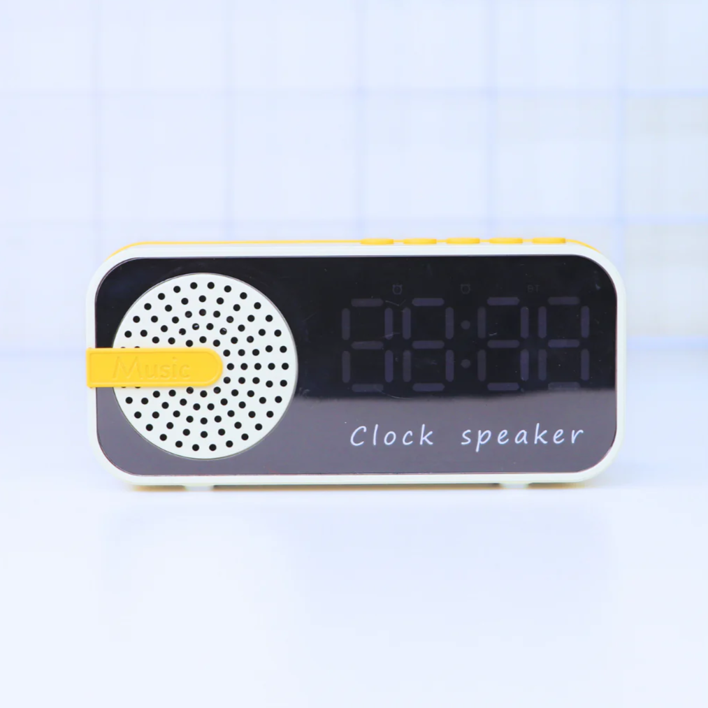Digital Clock with Bluetooth Speaker