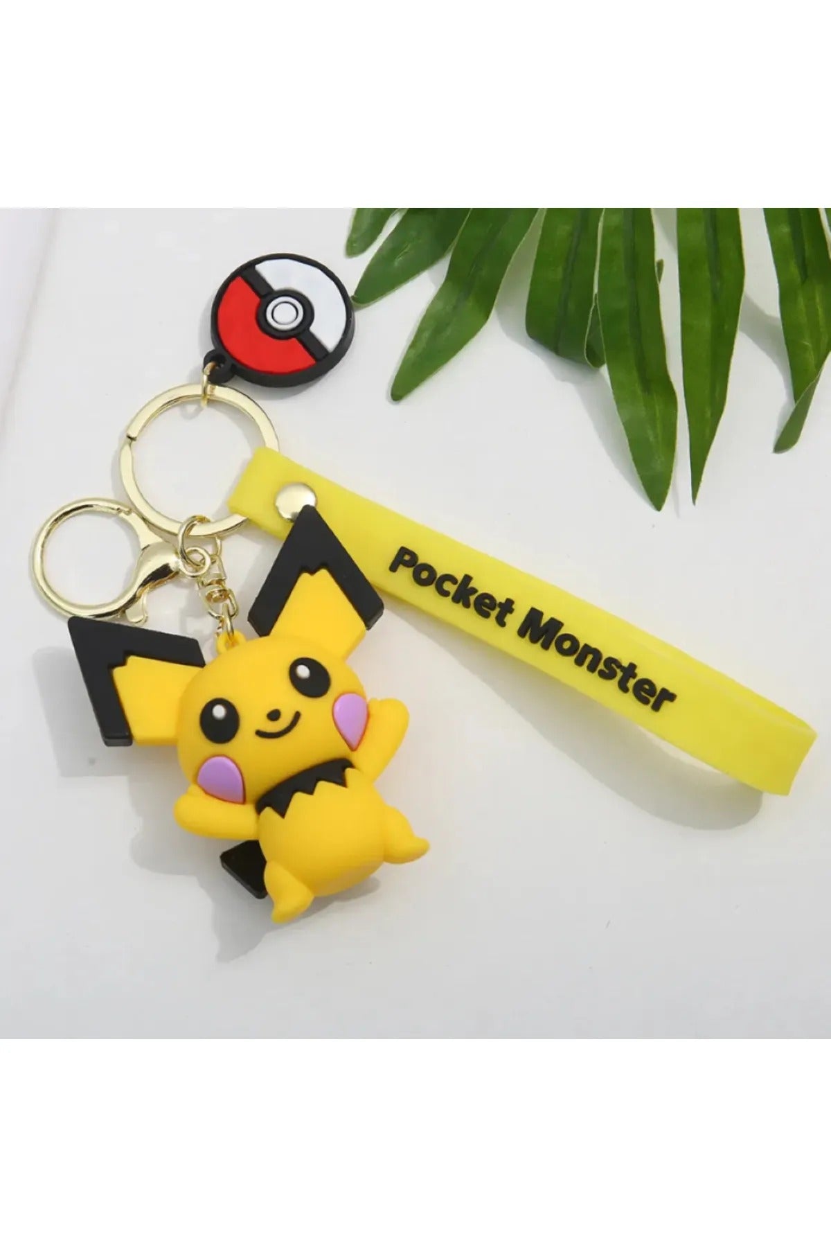 Pikachu Rubber Keychain