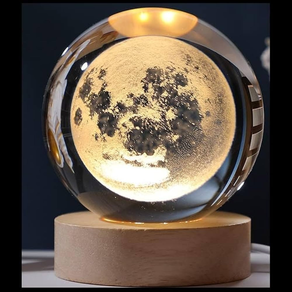 Earth New Crystal Ball Lamp