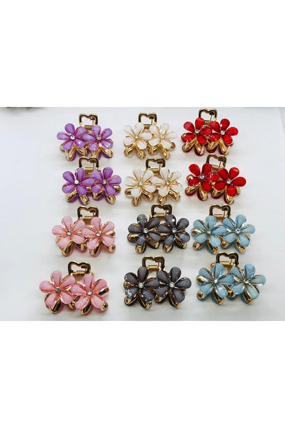 Mini hair claw clips Pack Of 6