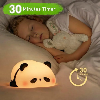 Sleeping Panda Silicon Night Lamp