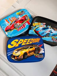Racing Car Pencil Case Set