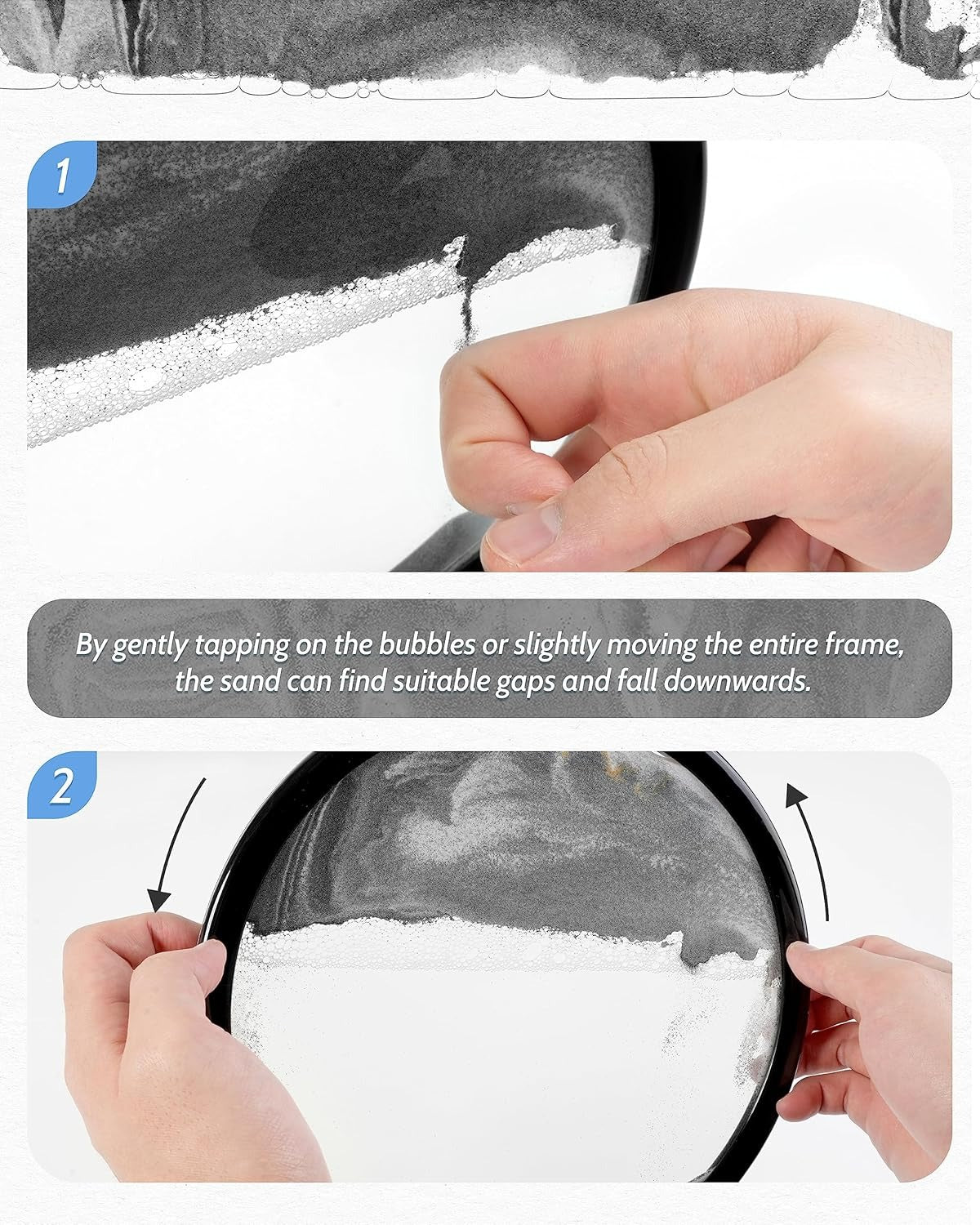 Creative Moving Sand Art Painting 7 Inch