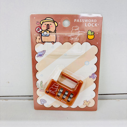 Capybara Password Lock