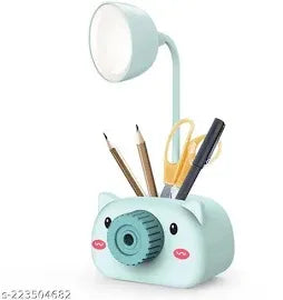 Camera Design Table Lamp with Sharpener And Pen Stand
