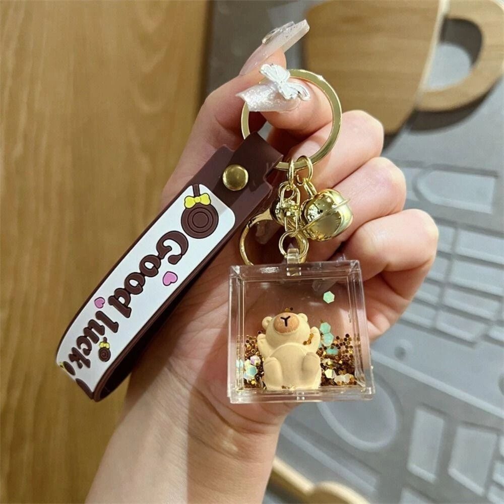 Capybara Water Keychain