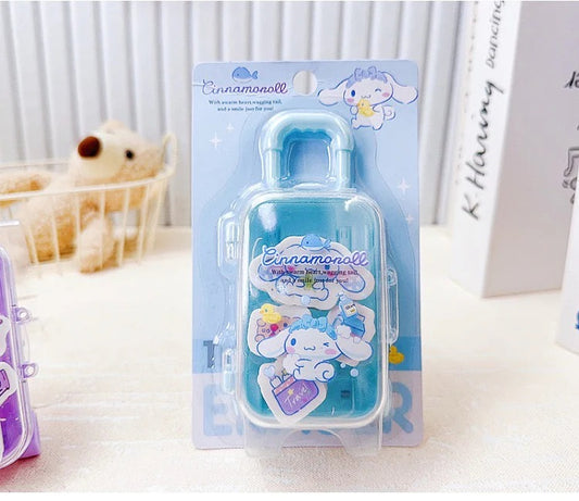 Sanrio Suitcase Erasers Set