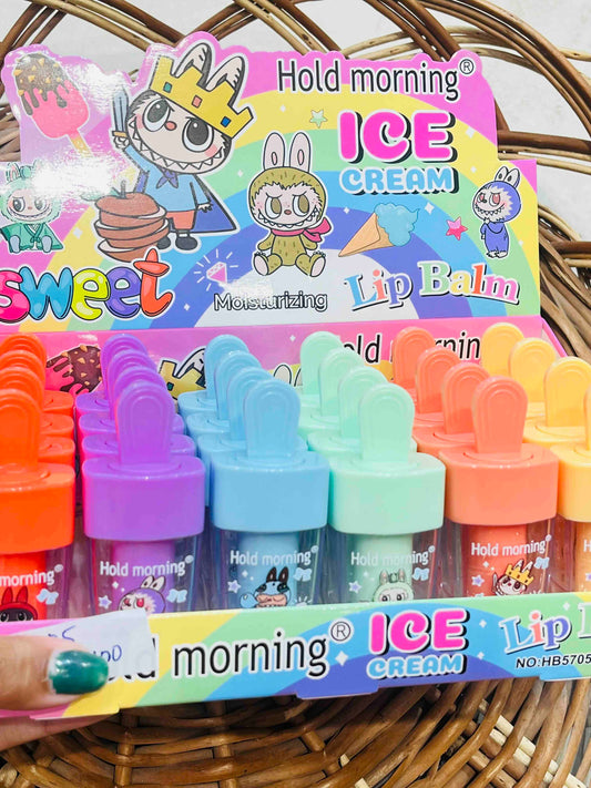 Kawaii Labubu Icecream Lipbalm