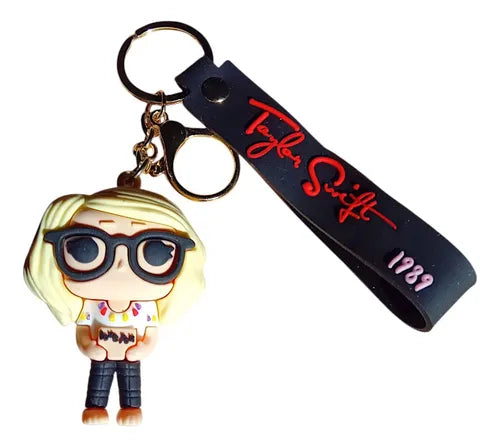 New Taylor Swift 1989 Rubber Keychain