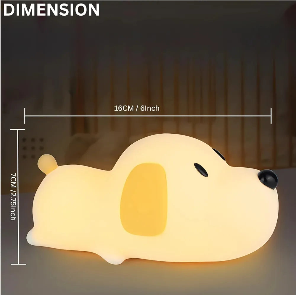 Silicone Puppy Night Light