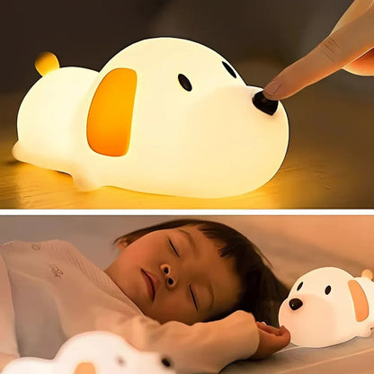 Silicone Puppy Night Light