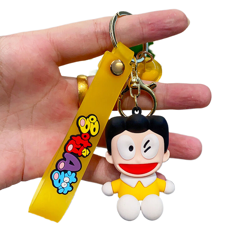 New Anime Nobitaa Rubber Keychain