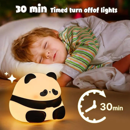 Panda Sitting (Hua Hua) Sillicon Night Lamp