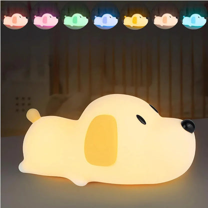 Silicone Puppy Night Light