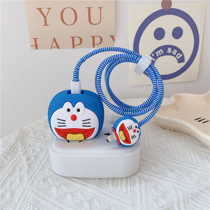 Doremon 20W Iphone Silicone Charger Cover