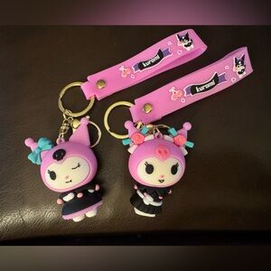 Kuromi New Rubber Keychain